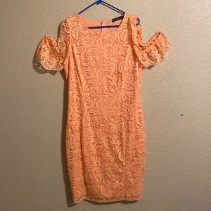 Peach dress